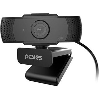 Webcam Pcyes Raza HD-03, HD, 720P, Com Microfone, Preto - Rzhd03