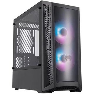 Gabinete Gamer Cooler Master MasterBox MB320L ARGB, Mini Tower, ARGB, com FAN, Lateral em Vidro - MCB-B320L-KGNN-S02