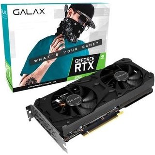 Placa de Vídeo RTX 3060 1-Click OC Galax NVIDIA GeForce, 12GB GDDR6, LHR, DLSS, Ray Tracing - 36NOL7MD1VOC