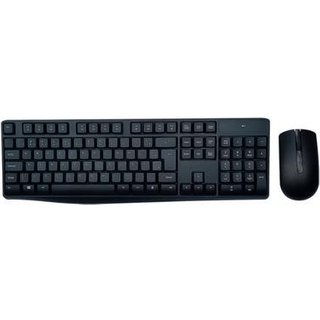 Teclado e Mouse Sem Fio Multi Multimidia, 1600 DPI, USB 2.4Ghz, com Pilhas, Preto - TC269
