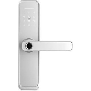 Fechadura Digital KaBuM! smart 500 - Biometria, Controle via aplicativo, Branco (com maçaneta) - KBSG002