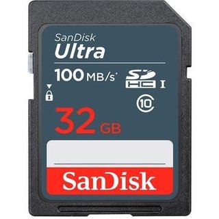 Cartão de Memória SanDisk Ultra SDHC UHS-I, 32GB, 100MB/s - SDSDUNR-032G-GN3IN