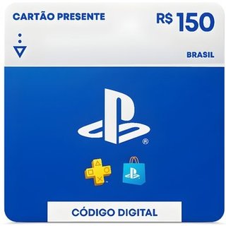 Gift Card PlayStation Store R$150, Digital - Exclusivo Brasil