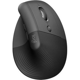 Mouse Sem Fio Logitech Lift, 4000 DPI, 6 Botões, Bluetooth, Ergonômico, USB, Grafite - 910-006466