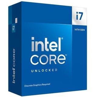 Processador Intel Core i7-14700KF, 14ª Geração, 5.6 GHz Max Turbo, Cache 33MB, 20 Núcleos, 28 Threads, LGA1700 - BX8071514700KF