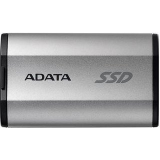 SSD Externo ADATA SD810, 1TB, USB 3.2, 1000G IP68, até 2.000 MB/s, para iPhone 15/Pro/Max, Android, Prata - SD810-1000G-CSG