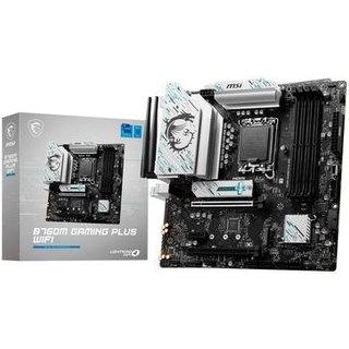 Placa-Mãe MSI B760M Gaming Plus, Intel LGA 1700, M-ATX, DDR5, Wi-Fi, Preto - B760M GAMING PLUS WIFI