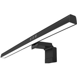 Luminária Led para Monitor Rise Mode Lumina 40cm, monitores 27" a 31,5" polegadas, Plano, Preto - RM-LMF-40-B