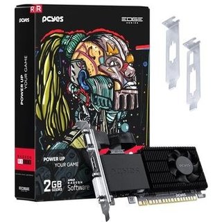 Placa de Vídeo R5 230 PCYes Projeto Edge Low Profile NVIDIA GeForce, 2GB DDR3 - PPER230DR3LPBR