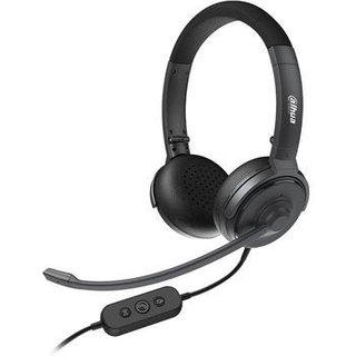 Headset Dahua, Controles de Áudio Integrado e Microfone, USB, Preto - VCS-ER200