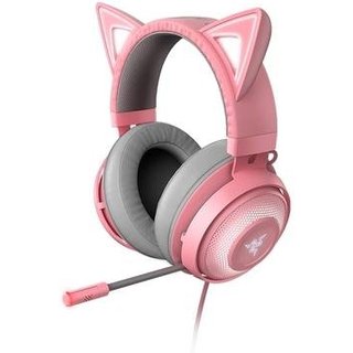 Headset Gamer Razer Kraken Kitty V2, Chroma RGB, 7.1, Driver 40mm, USB, Rosa - RZ0404730200