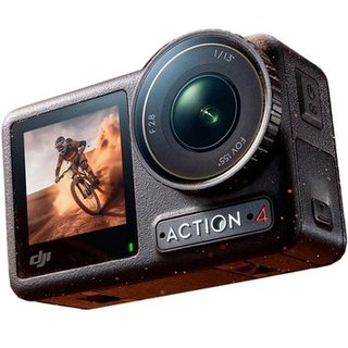 Câmera DJI Osmo Action 4 Standard Combo BR, 4K, 10 Bits, CMOS, Á Prova D'Água, Preto - DJI207
