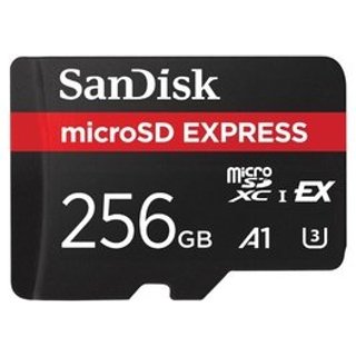 Cartão SanDisk microSD Express, 256GB, Compatível com Nintendo Switch 2, Preto - SDSQXFN-256G-GN4NN
