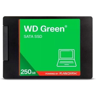 SSD WD Green SATA, 250GB, 2.5", Leitura: 545MB/s, Gravação: 430MB/s - WDS250G5G0A