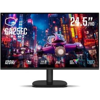 Monitor Gamer Cooler Master 24,5", FHD, 120Hz, 1ms, IPS, HDMI e VGA, Console Ready - GA25FC