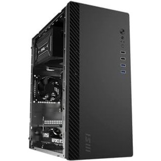 Gabinete MSI PRO SHIELD M100P, Pre Installed FAN, M-ATX,Mini ITX, Preto - PROSHIELDM100P