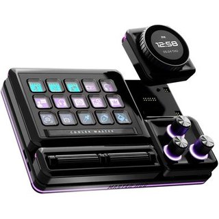 Módulo de Controle Cooler Master para MasterHub, Encoder com Display IPS, Customizável, Preto - MHDD01AA22