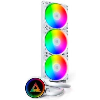 Water Cooler Montech LightFlow, ARGB, 360mm, AMD e Intel, Branco - LGTF360WH