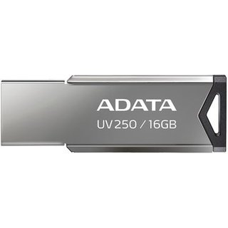 Pen Drive 16GB ADATA UV250, USB 2.0, Metálico, Preto - AUV250-16G-RBK