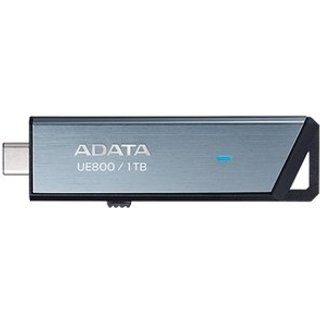 Pen Drive 1TB ADATA Elite UE800, USB 3.2, Retrátil, Cinza - AELI-UE800-1T-CSG