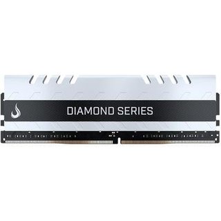 Memória RAM Rise Mode Diamond 16GB, 3200MHz, DDR4, CL19, Branco - RM-D4-16G-3200DW