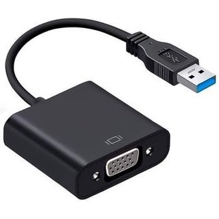 Cabo Adaptador Conversor USB 3.0 para VGA Fêmea F3 - JC-USB-VGA