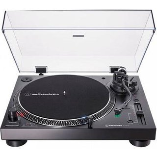 Toca Discos Semiprofissional Audio Technica, Bluetooth, Analógico e Digital, USB, Preto - AT-LP120XBT-USB-BK