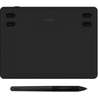 Mesa Digitalizadora Huion Inspiroy 5", com Caneta, 8192 Níveis de Sensibilidade, 4 botões programáveis, USB, Preto - RTE100-K