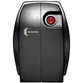 Estabilizador Coletek ES-500VA, Entrada Bivolt Manual, Saída 115V, 4 Tomadas, Preto - ES-500VA-BM
