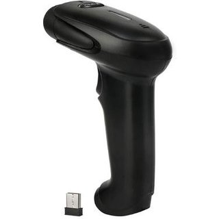 Leitor de Código de Barras Sem Fio C3Tech, 1D/2D, USB, Preto - LB-W110BK
