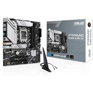Placa-Mãe ASUS Prime B760M-A Wi-Fi, Intel LGA 1700, mATX, D4,DDR4, Wi-Fi, Preto - 90MB1CX0-M0EAY0