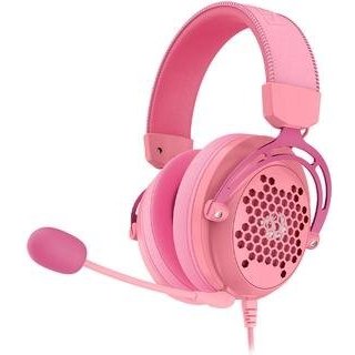 Headset Gamer Redragon Diomedes, Som Surround 7.1, Drivers 53mm, Rosa - H388-P