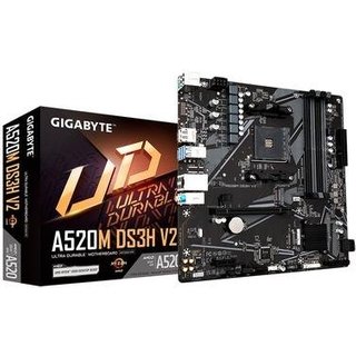 Placa-Mãe Gigabyte A520M DS3H V2, AMD, Micro ATX, DDR4, Preto - A520M DS3H V2