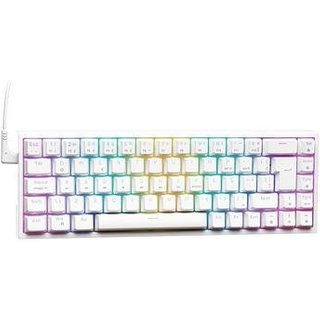 Teclado Mecânico Gamer KBM! GAMING TG700, Branco, 65% e ABNT2, RGB, Switch Gateron Red - KGTG700BRVR
