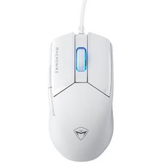 Mouse Gamer Machenike M7 Pro, Com fio, 12800 DPI, 6 botões, Branco - JJ02GL006
