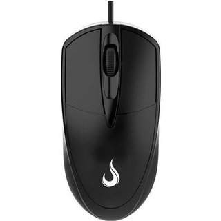 Mouse Rise Mode OF 01 USB, 3200 DPI, Preto - RM-MO-01-FB