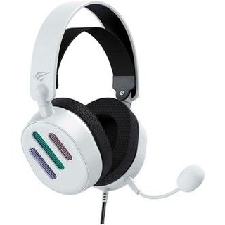 Headset Gamer Havit H2038U, RGB, 7.1, Driver 50mm, USB, Branco