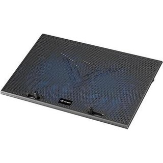 Suporte Para Notebook 17.3" C3Tech, 2 Coolers, LED Azul - NBC-80BK