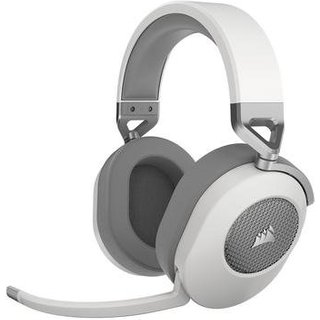 Headset Gamer Sem Fio Corsair HS65 Wireless, Dolby 7.1 Surround, USB Tipo-C, Wireless e Bluetooth, V2, Branco - CA-9011286-NA2