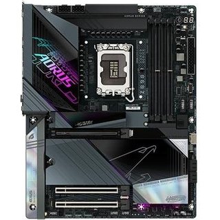 Placa-Mãe Gigabyte Z890 AORUS MASTER, Intel, ATX, DDR5, RGB, Wi-Fi 7, Bluetooth, Preto - Z890 AORUS MASTER