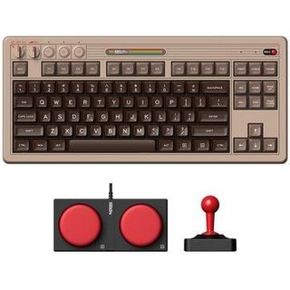 Teclado Mecânico 8BitDo C64, Bluetooth, 2.4G, USB-C - 85HA03