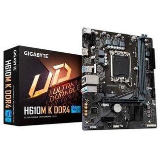 Placa Mãe Gigabyte H610M K DDR4, Intel LGA 1700, Micro ATX, DDR4, HDMI, M.2 - 9MH610MK-00-20