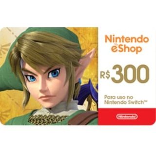 Gift Card Nintendo eShop R$300 - Cartão Presente Digital