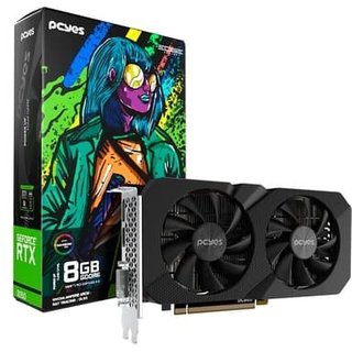 Placa De Vídeo Pcyes Projeto Edge GPU RTX 3050 NVIDIA Geforce, 8GB, GDDR6, 128Bit - PVRTX30508BLPE