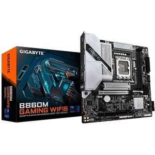 Placa Mãe Gigabyte B860M GAMING WIFI6, Intel, Micro ATX, DDR5, RGB, Wi-Fi 6, Bluetooth, Preto - B86MGMW-00