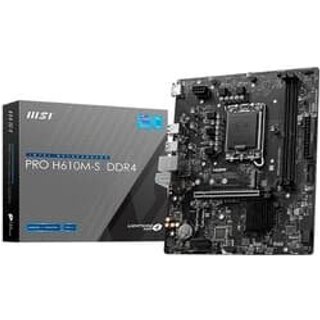 Placa Mãe MSI PRO H610M-S Intel Core, DDR4, mATX, Realtek ALC897 Codec - PROH610MSD4