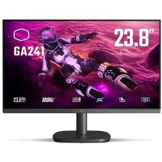 Monitor Gamer Cooler Master 23,8", FHD, 100Hz, 1ms, VA, HDMI e VGA, HDR, Adaptive Sync, Preto - GA241