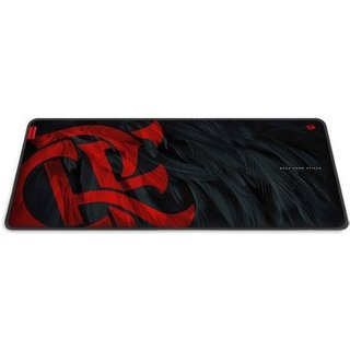 Mousepad Gamer Redragon Flamengo Mantle, 400x900x4mm, Preto e Vemelho - Fl032
