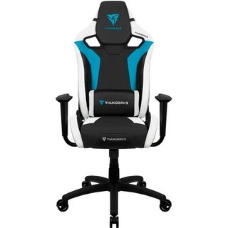 Cadeira Gamer ThunderX3 XC3, Até 120Kg, Reclinável, Com Almofadas, Cilindro de Gás Classe 4, Preta e Azul - 78313