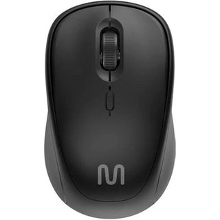 Mouse Sem Fio Multilaser MBT50, Bluetooth, 800-1600 DPI Ajustável, Clique Silencioso, Pilha Inclusa, Preto - MO350